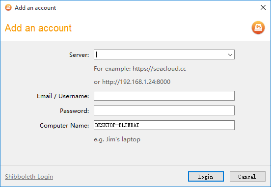 Drive client login